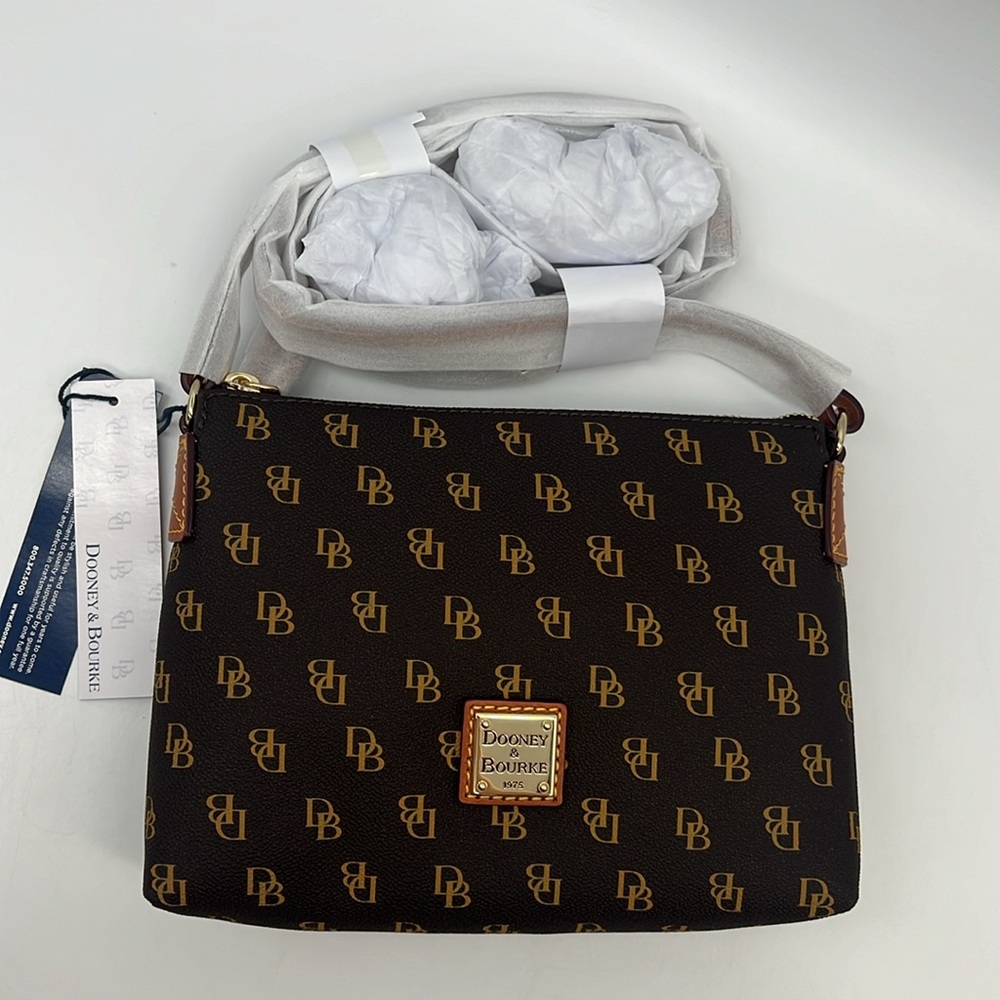 Dooney & Bourke Gretta Rosie Crossbody Brown Tmoro